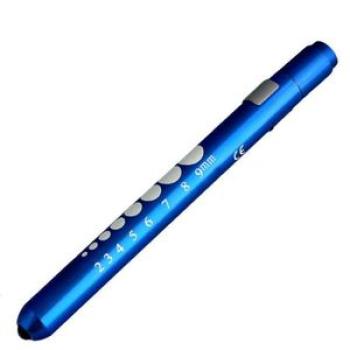 Medical First Aid LED Pen Light Flashlight Torch Doctor-Blue