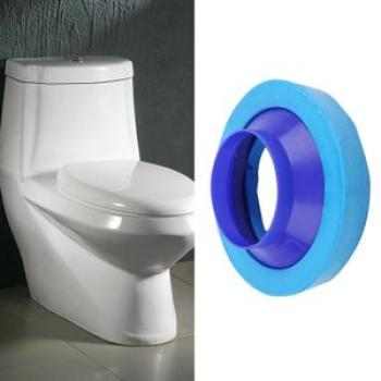 Rubber ring for toilet Odor-proof Rubber seal Drainage tube Blue sealing ring