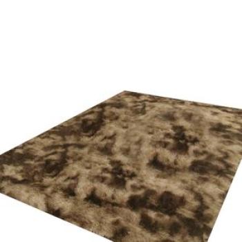Cute Shaggy Bedside Blanket Floor Mat Carpet-Coffee