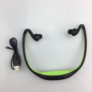 S9 Wireless Sports Bluetooth Earphones For IPhone Phone, Support TF / SD Card & Microphone(Green)