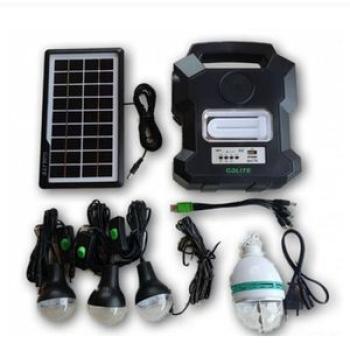 Smart Solar Mobile Power light With Inbuilt Radio,Bluetooth & USB Port - Black