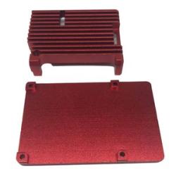Durable Aluminum Alloy Protective Case Cover Fits for Raspberry Pi 4B