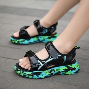 Summer Kids Boys Sport Sandals Teen Tide Outdoor Soft Sandals Beach Shoes