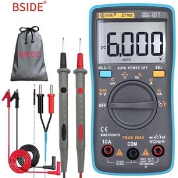 Digital Multimete BSIDE ZT Series True RMS Auto Range Multimetro Capacitance Temperature HZ NCV