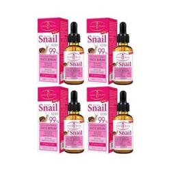 Collagen+Vitamin E Snail Face Serum- 99% - 30ml x 4
