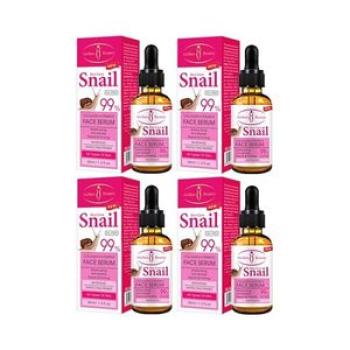 Collagen+Vitamin E Snail Face Serum- 99% - 30ml x 4