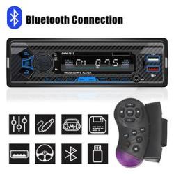 Car Bluetooth MP3 player, car radio, U disk card reader, support voice control