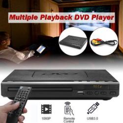 110V-240V DVD Player CD USB Multi-Region/Multi-System + Remote Controller
