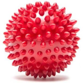 Deep Tissue Massage Stress Ball With Spikes - Red