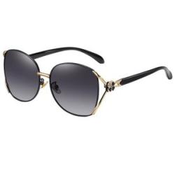 large black frame sunglasses