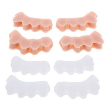 8x Silicone Toe Spreaders & Separators Stretchers for Yoga Practice
