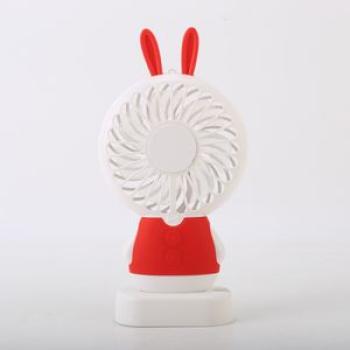 Rabbit Shape Portable Cute USB Charging Desktop Electric Fan,  Delivery