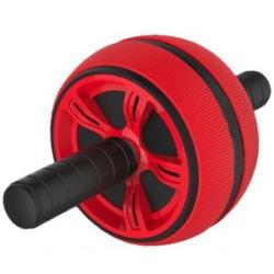 Abdominal Muscle Fitness Wheel Roller - Red/Black
