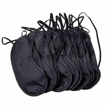 10Pcs Comfortable Sleep Eye Mask Shade Cover Blindfold Night Sleeping Travel Aid