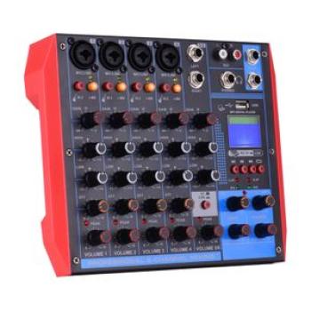 AG-6 Portable 6-Channel Mixing Console Digital Audio Mixer