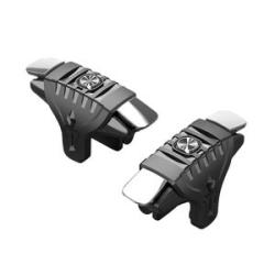 2Pcs F01 Metal Buttons Mobile Games Shooting Trigger-Black