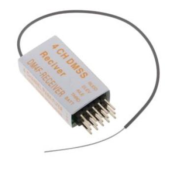 REDCON 2.4G 4CH DMSS DM4F 4-Channels Receiver for XG6 XG7 XG8 XG11 RC