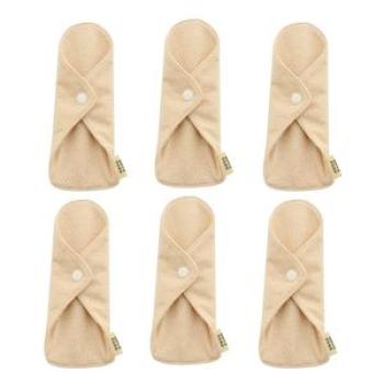 6x Cotton  Period Pads Sanitary Panty Liner Reusable Washable