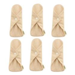 6pcs Women Cotton Sanitary Napkins Washable Sanitary Napkin
