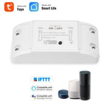 Wifi Smart Switch Compatible With Amazon Alexa & For Google