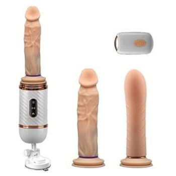 Portable Heating Automatic Fucking Dildo Toys With Remote Control Love Sex Machine Gun