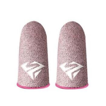 Gaming Finger Sleeves Anti-slip Sweatproof Ultra-thin-Pink