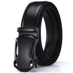 Mens Belt Male belt Automatic buckle men`s Leather belt