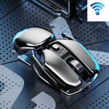 Inphic PX2 1600 DPI 6 Keys Office Home Silent Rechargeable Wireless Mouse(Space Grey)