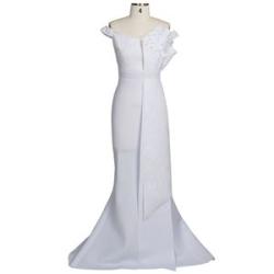 Beaded Lace Wedding Evening Party Maxi Dresses 2022 New Year Clothes white