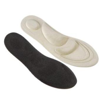 4D Soft Sponge Pain Relief Women Foot  Arch Insoles Shoe Beige
