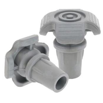 2pcs Classical Rubber Tip For Cane Walking Stick Crutches Chair 7/8