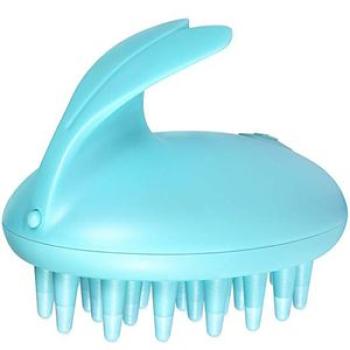 Vibrating Silicone Scalp Massager (Electric) - Blue