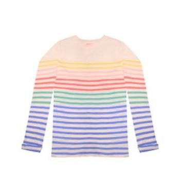 Long Sleeve Round Neck Top - Multicolour, Dopo Dopo Girls