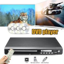 Multifunctional HD DVD Player VCD Mp3 Mp4 USB Film Home + Remote Control