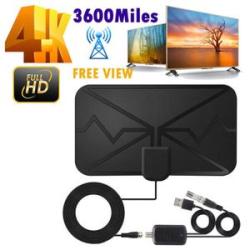 4K Digital Antenna TV Indoor With Amplifier Signal Booster 300-3600 Miles D VB-T2 HDTV HD