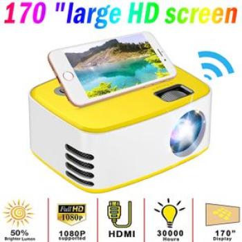 Max 100 "HD large screen TV LED Home Photo Media Video Payer Cinema Projector