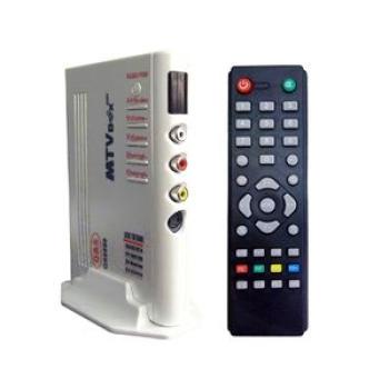 1920x1200 HD LCD TV-Box with Remote Control, TV (PAL-BG+PAL-DK) (Silver)