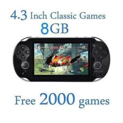 Video Game Console 8GB Free 2000 Games 4.3 Inch MP5