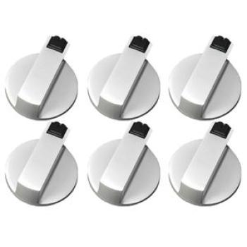 Stoves Cooker Knobs,Oven Knob 6pcs,Zinc alloy 6mm