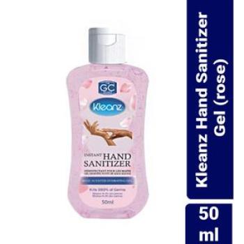 Kleanz Hand Sanitizer Gel (rose) - 50ml