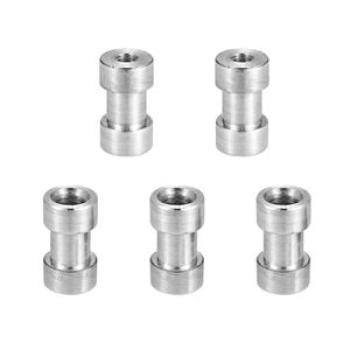 5pcs 1/4"-20 and 3/8"-16 Female Spigot Screw Threaded