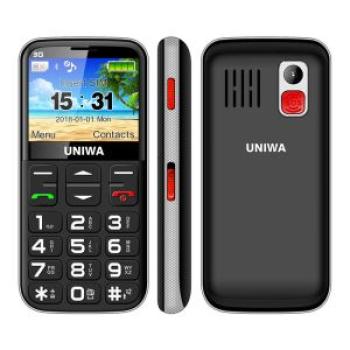 Big Button Seniors 3G Mobile Phone Elder SOS Call Easy To Use Black