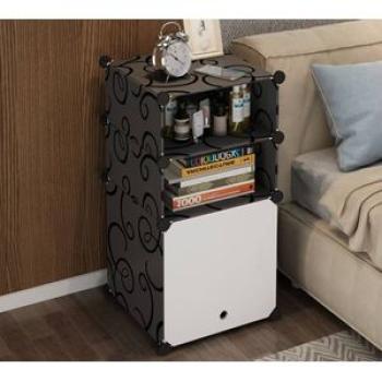 1 Cube Wardrobe + 2 Cubes Cosmetic - Black/White