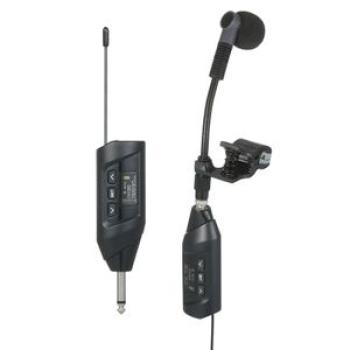 Saxophone UHF Wireless Microphone System TFT Digital