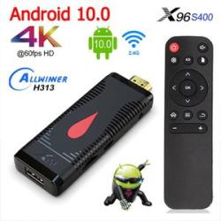 X96 S400 Smart Fire TV Stick 4K Media Player Android 10 TV BOX 2.4G Wifi Google