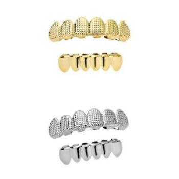 2x Hip Hop Grill Teeth  Mouth Jewelry Costume Cosplay Decor