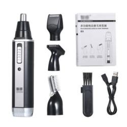 4 in 1 Electric Nose Hair Trimmer Men Rechargeable Nose