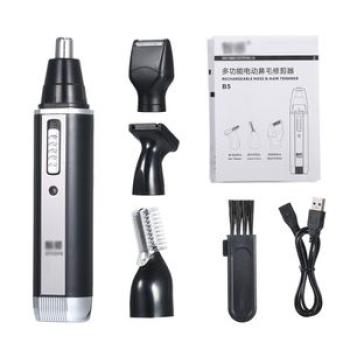 4 in 1 Electric Nose Hair Trimmer Men Rechargeable Nose