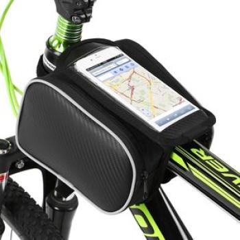 Bicycle Front Frame Touchscreen Phone Bag Mountain