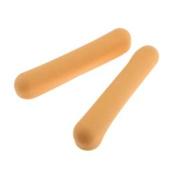 1 Pair Crutches Tips Underarms Replacement Pads Hand For Yellow